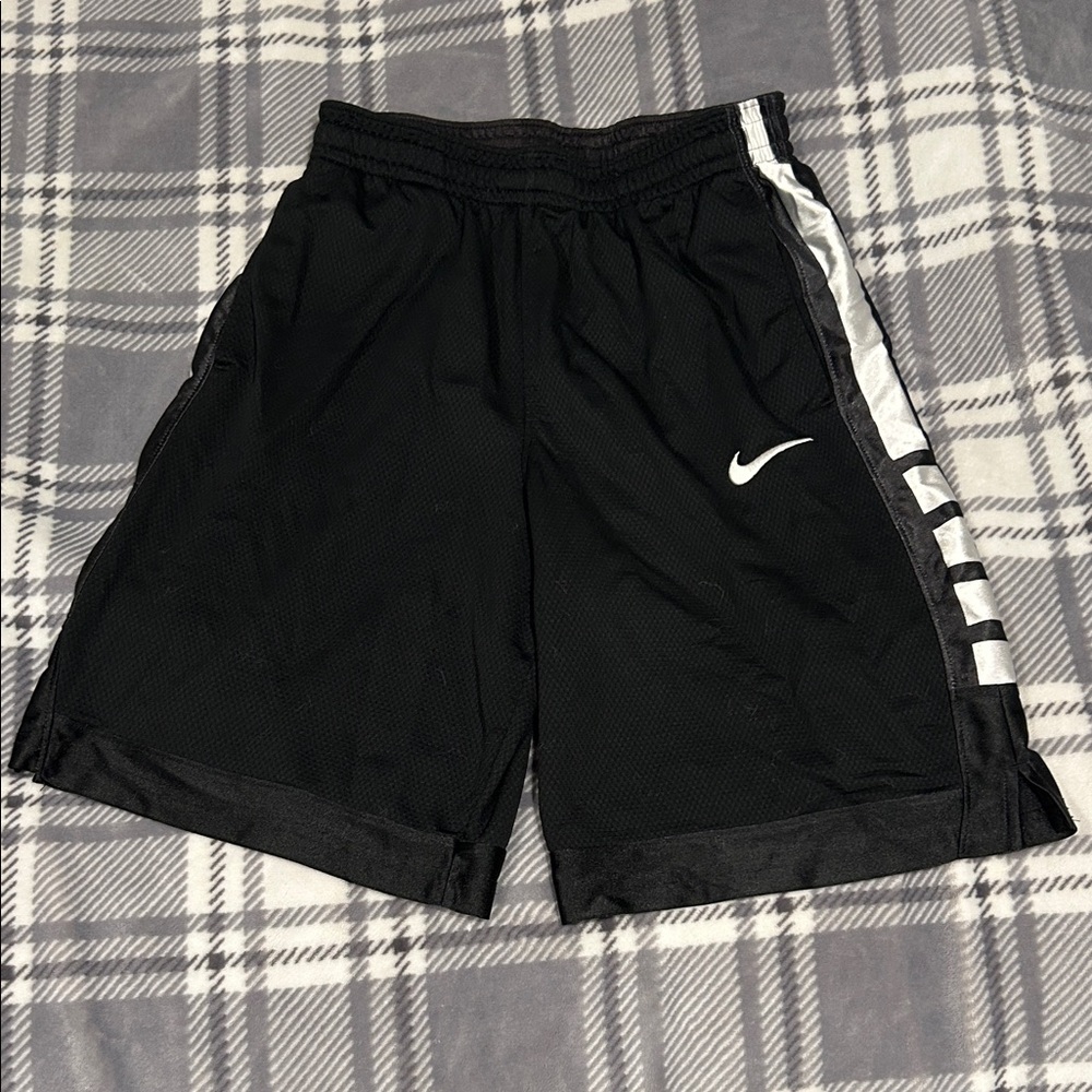 Nike Kids Black and White Shorts